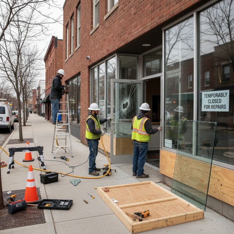 Commercial Storefront Repair