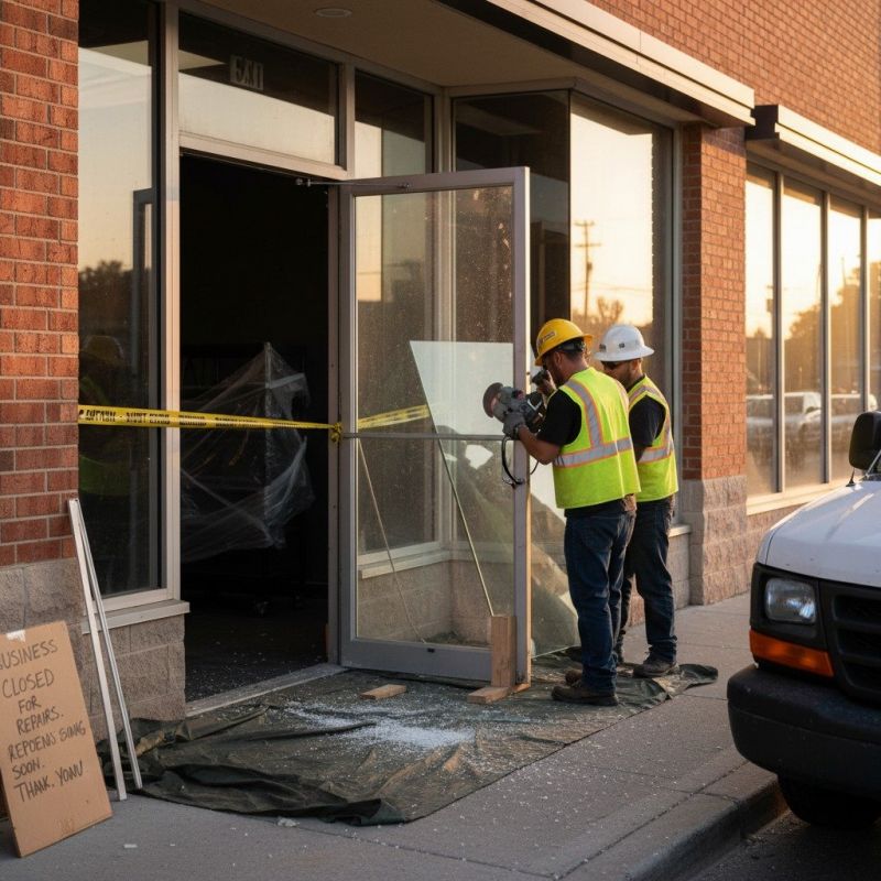 Local Commercial Storefront Repair pros at work